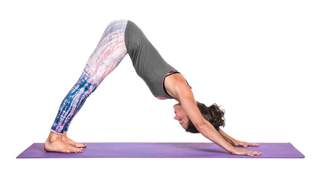 3. Adho Mukha Svanasana (Downward-Facing Dog)