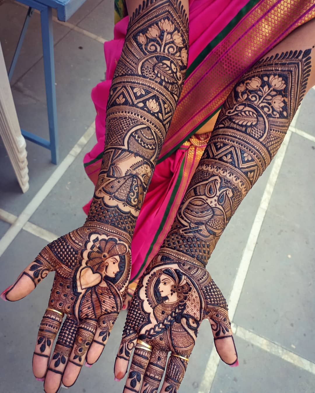 Geometrical Mehndi Design