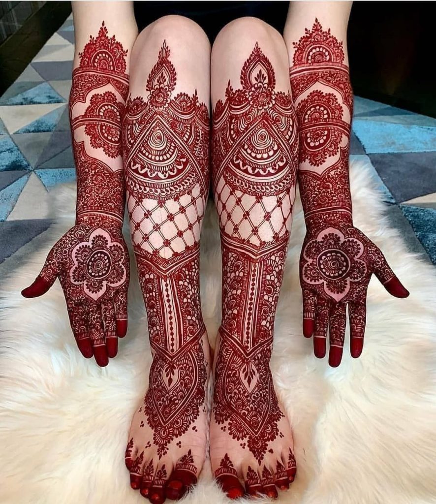 Blended Mehndi Design